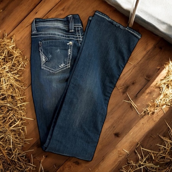 Vintage BKE denim 30” waist XXL long slim boot cut!!! Rare length Vintage - Picture 11 of 16